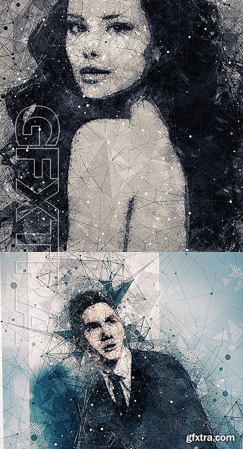 GraphicRiver - Geometric Art Photoshop Action 15013925