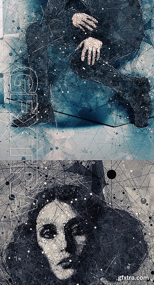 GraphicRiver - Geometric Art Photoshop Action 15013925