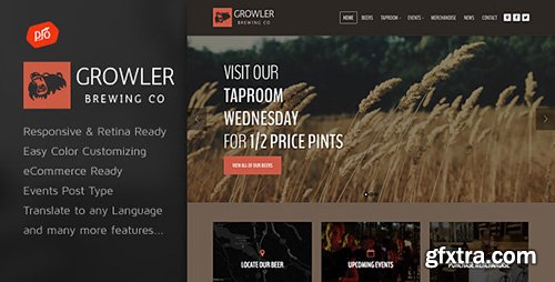 ThemeForest - Growler v2.1 - Brewery WordPress Theme - 9177719