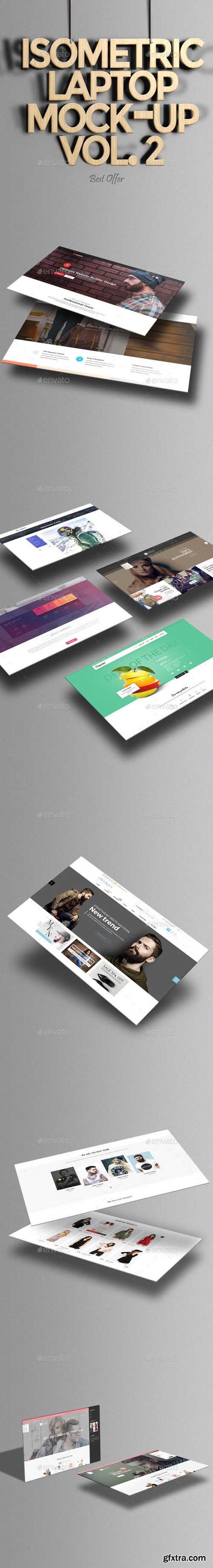 GR - Isometric Laptop Mock-Up Vol.2 15117762