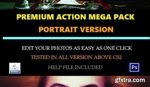 Graphicriver Premium Portrait Mega Action Set 14917663