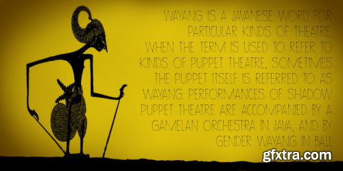 Wayang Font Family