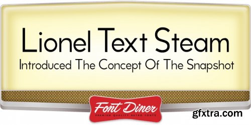 Lionel Text Steam Font