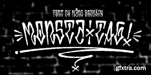 Monsta Tag Font