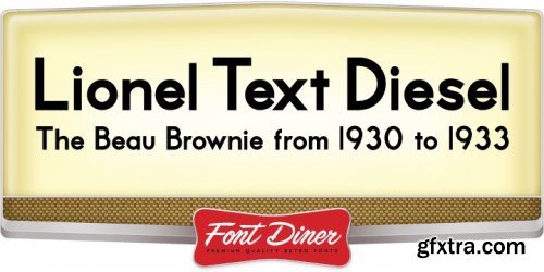 Lionel Text Diesel Font