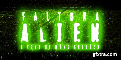 Faltura Alien Font