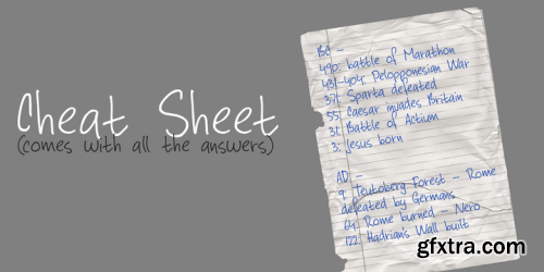 Cheat Sheet Font