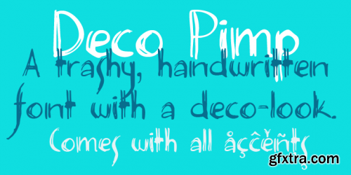 Deco Pimp Font Family