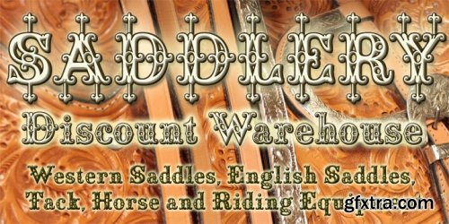 Saddlery Font Family