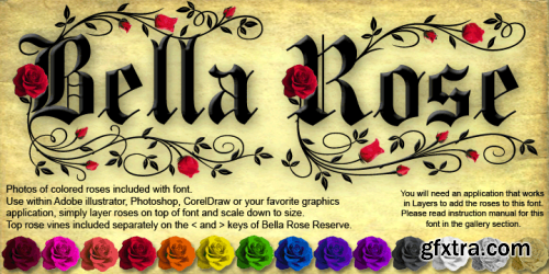 Bella Rose Font Family