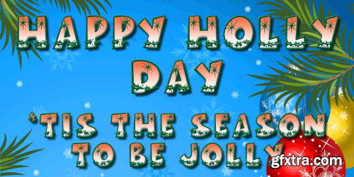 Happy Holly Day Font