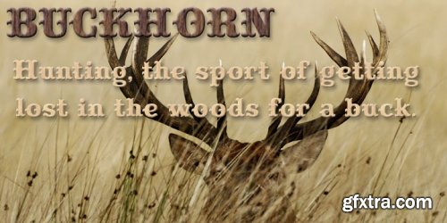 Buckhorn Font