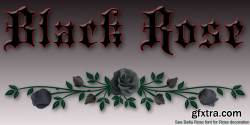 Black Rose Font