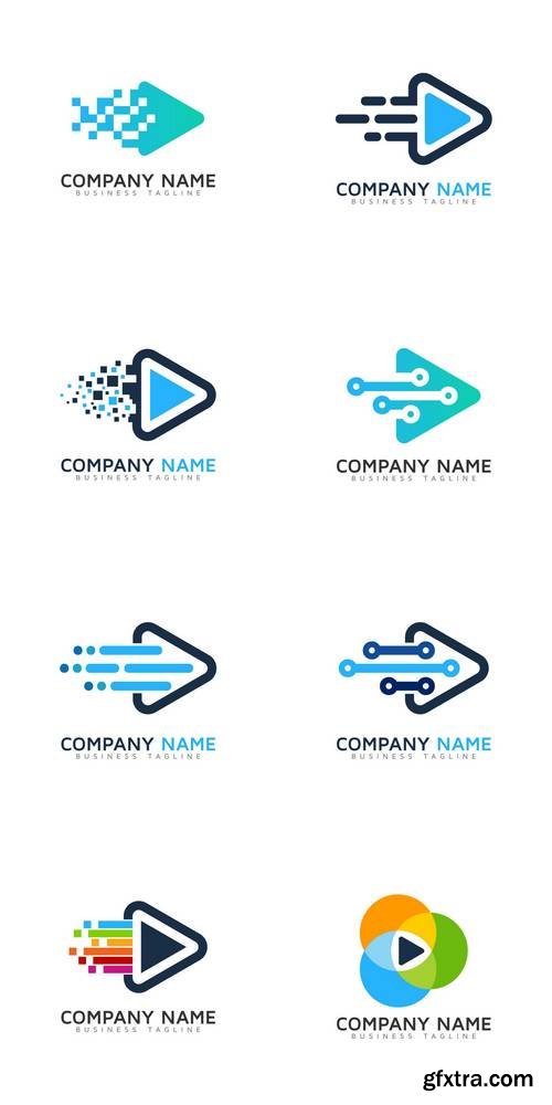 Data Video Logo Design Template