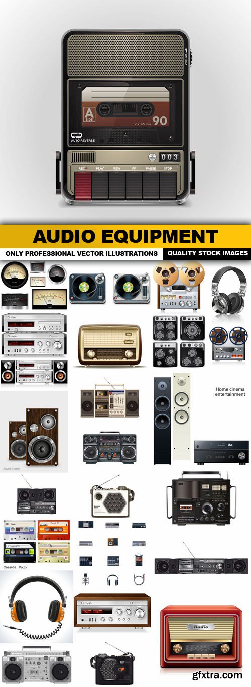 Audio Equipment - 25 Vector