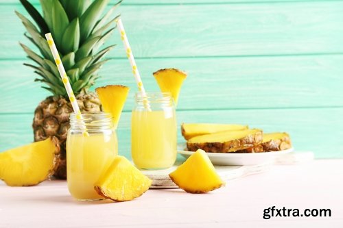 Collection pineapple fruit juice 25 HQ Jpeg