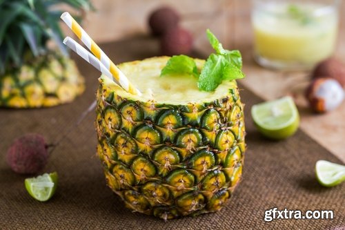 Collection pineapple fruit juice 25 HQ Jpeg