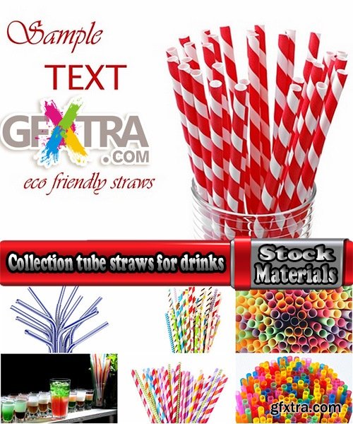 Collection tube straws for drinks 25 HQ Jpeg