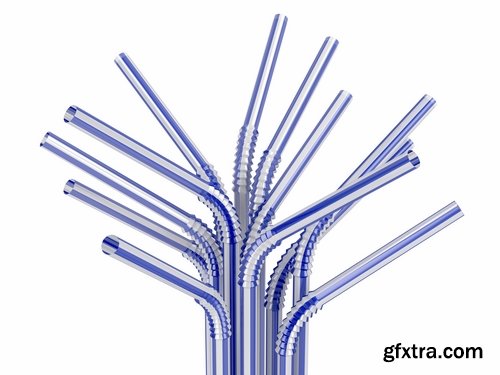 Collection tube straws for drinks 25 HQ Jpeg