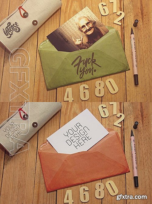 CM - Photo Letter Mockup 552148