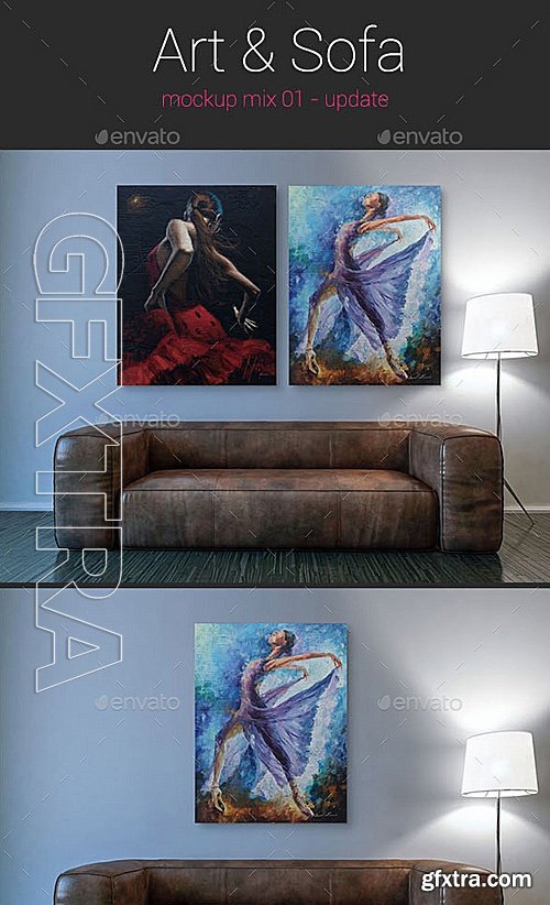 GraphicRiver - Art & Sofa Mockup 12328993