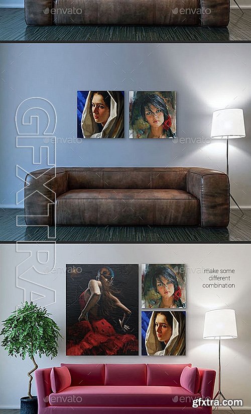 GraphicRiver - Art & Sofa Mockup 12328993