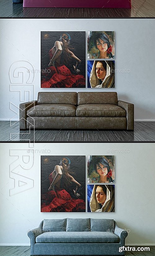 GraphicRiver - Art & Sofa Mockup 12328993