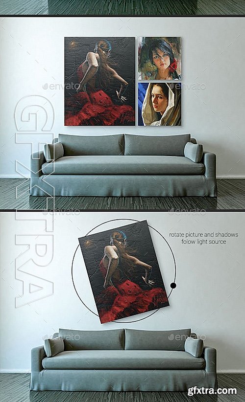 GraphicRiver - Art & Sofa Mockup 12328993