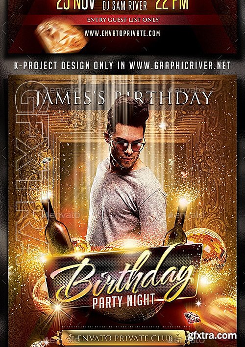 GraphicRiver - Birthday Party Flayer 9174897