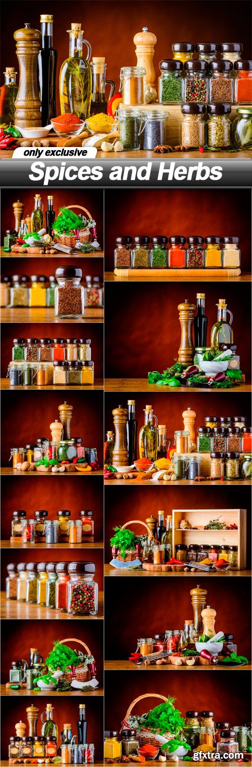 Spices and Herbs - 14 UHQ JPEG