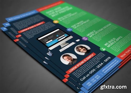 CreativeMarket Website Design Agency Flyer 558922