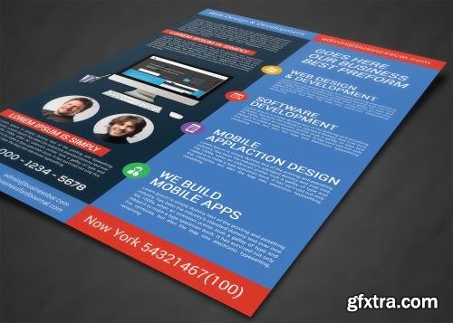 CreativeMarket Website Design Agency Flyer 558922