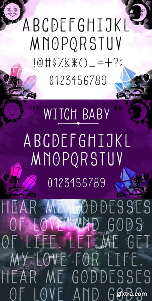 CM - Witch Baby Display Font 560464