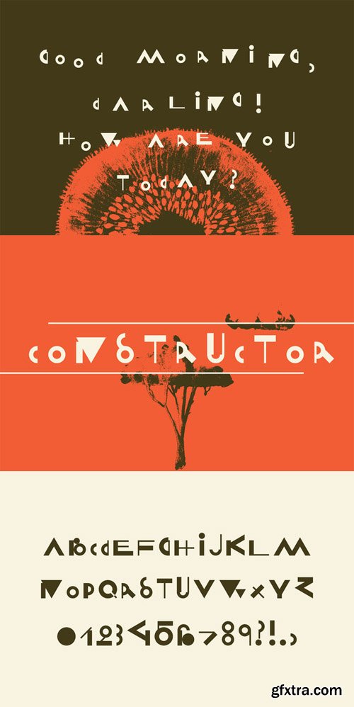 CM - Constructor vector font 555485