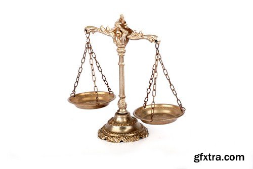 Decorative Scales of Justice 11X JPEG