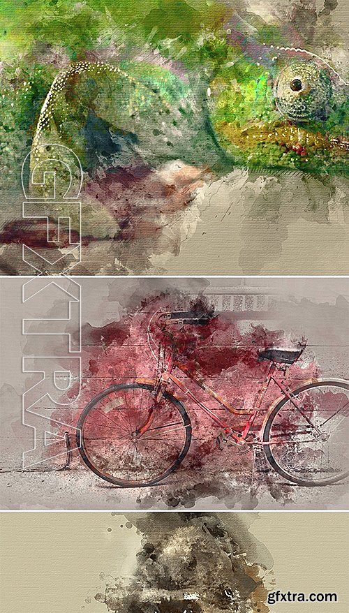 GraphicRiver - Watercolor Photoshop Action 14830388