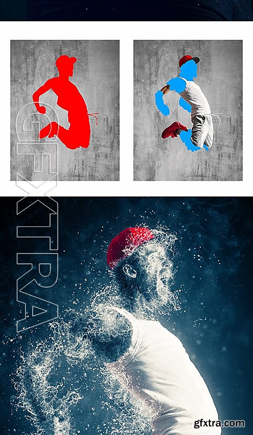 GraphicRiver - Water Photoshop Action 14827664