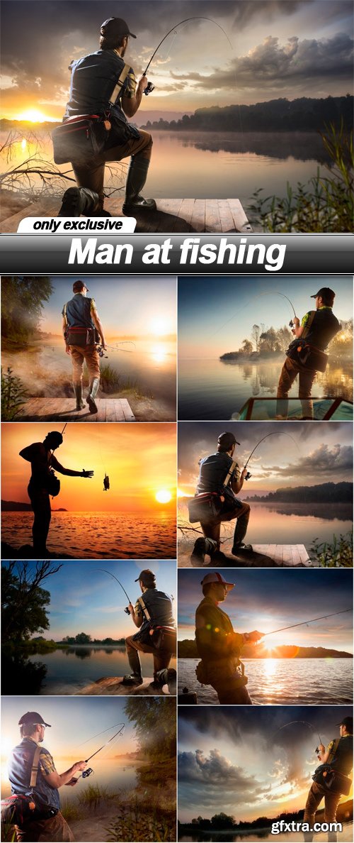 Man at fishing - 8 UHQ JPEG