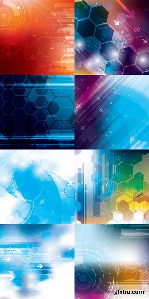 Abstract Technology Background