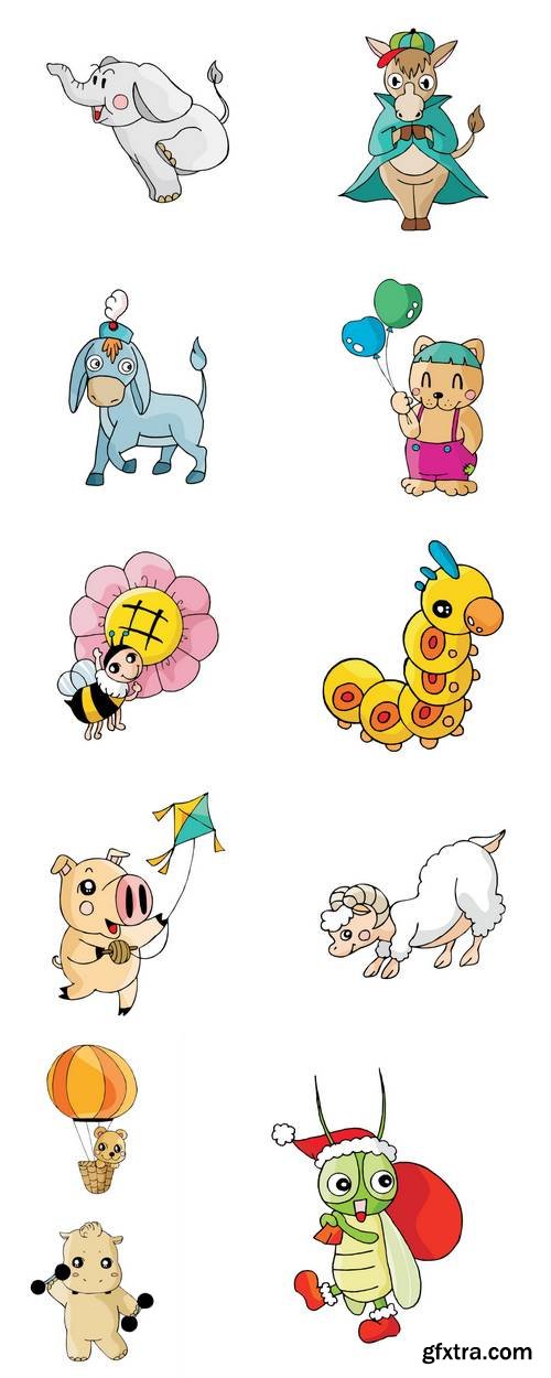 Cartoon Animals 1