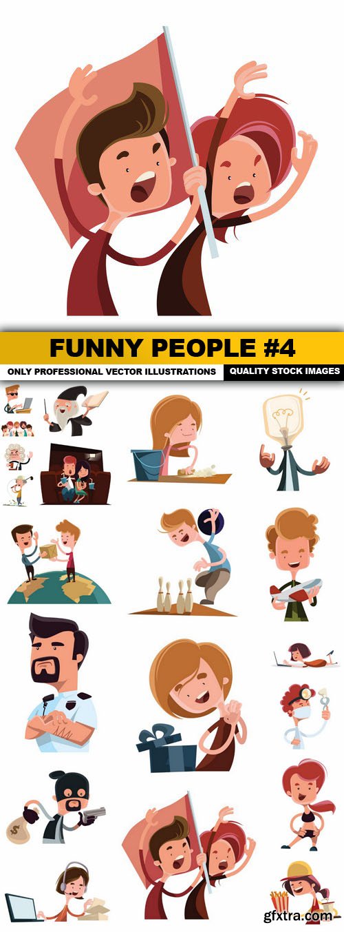 Funny People #4 - 20 Vector