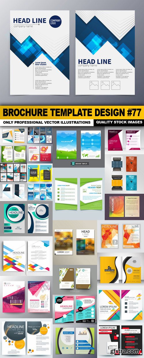 Brochure Template Design #77 - 26 Vector