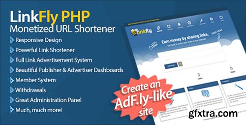 CodeCanyon - LinkFly v1.0 - Monetized URL Shortener - 14774840