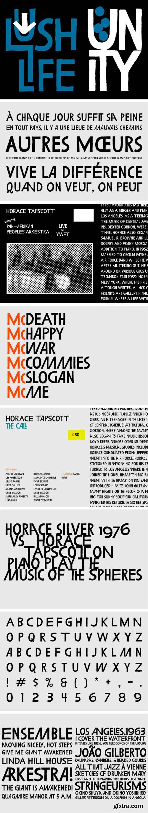 YWFT Tapscott Font