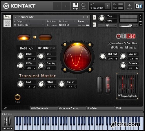 TRU-URBAN Speaker Buster 808 and Analog Synth Bass KONTAKT-FANTASTiC