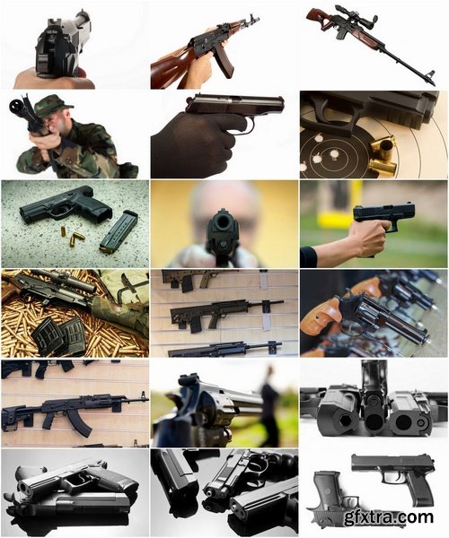 Pistol Weapon Collection 25 HQ Jpeg