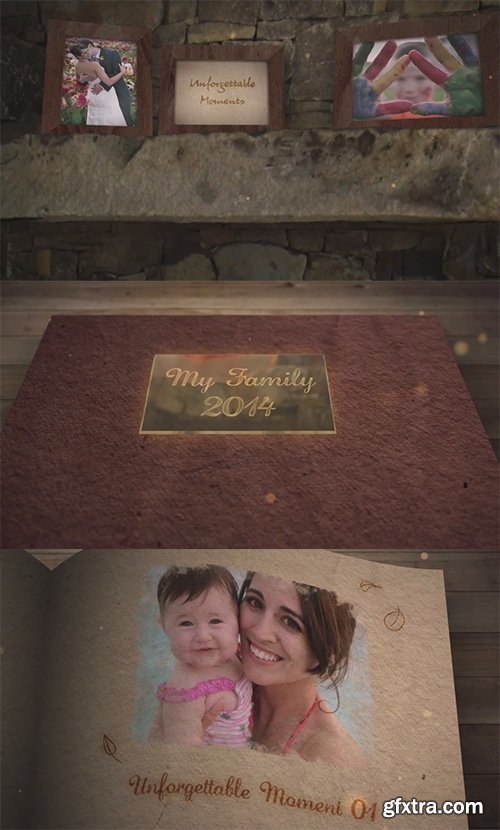 Videohive - 9754942 - Cozy Fireplace Photo Album