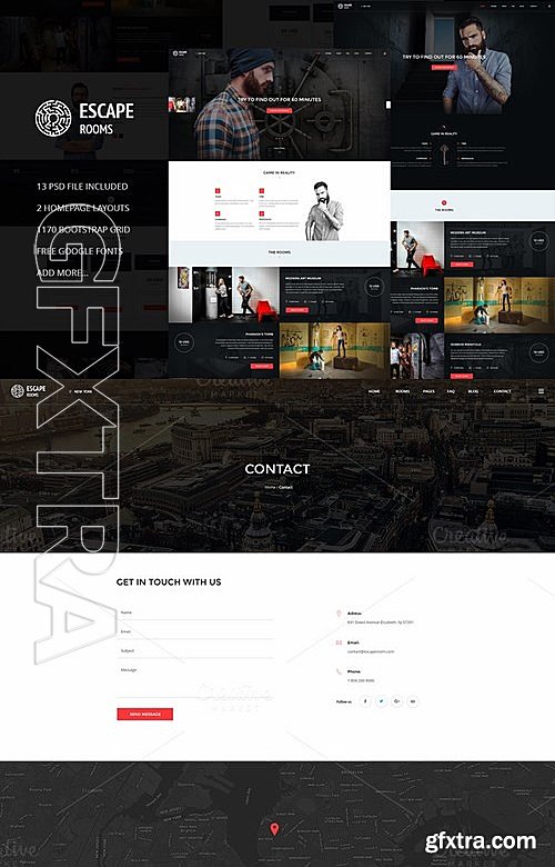 CM - Escape Room - PSD Template 552744