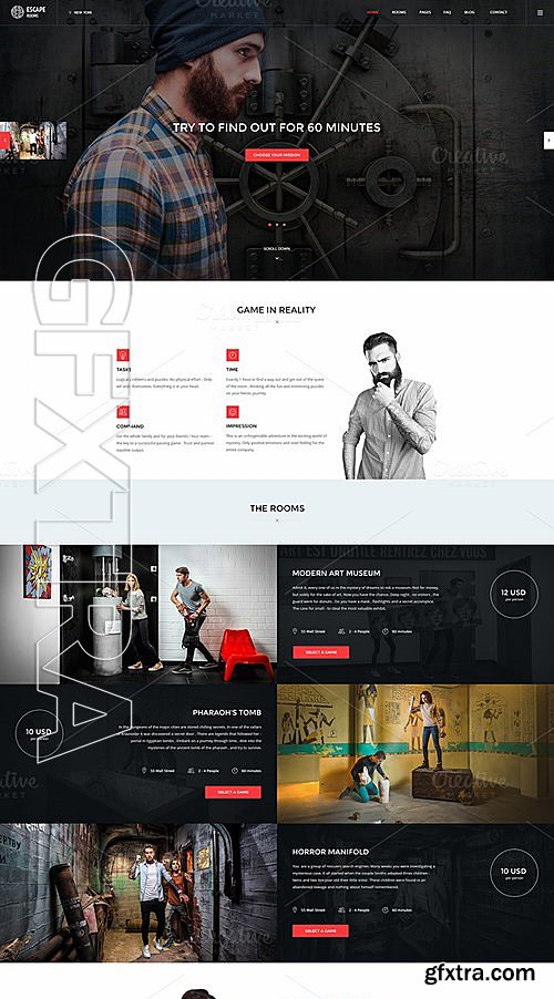 CM - Escape Room - PSD Template 552744