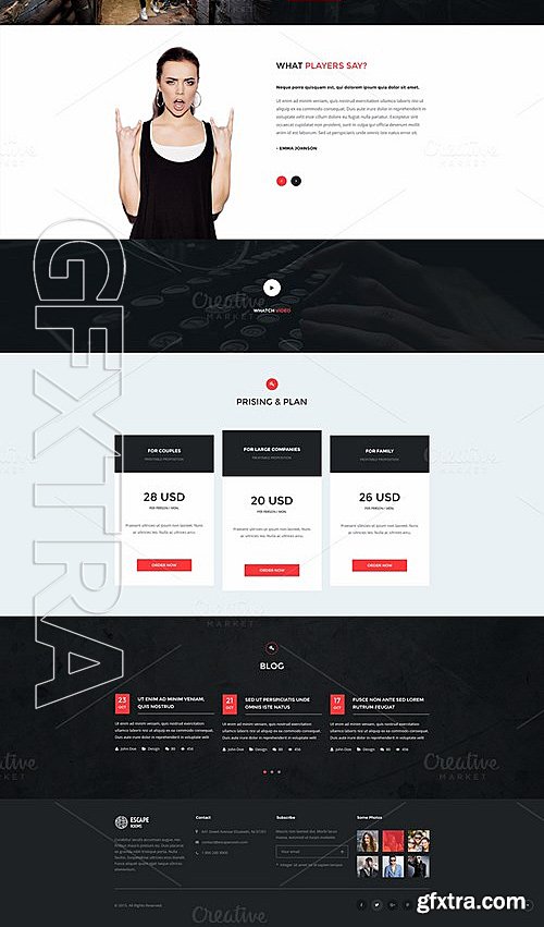 CM - Escape Room - PSD Template 552744